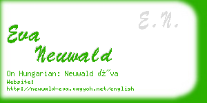 eva neuwald business card